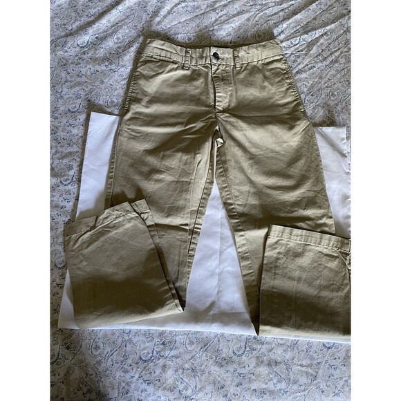 Polo Ralph Lauren Boys Chino Tan Pants Flat Front Size 10 - Picture 10 of 10